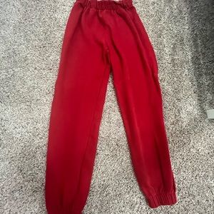 Red Sweatpants from Target